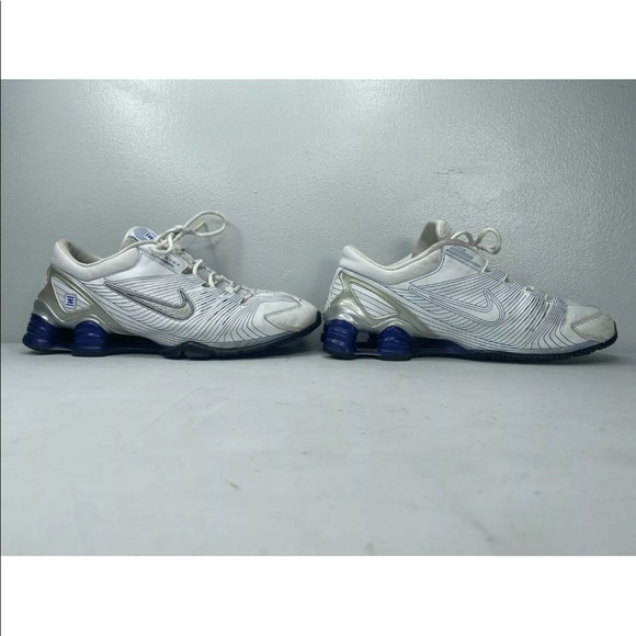 Nike Shox Laser Stability Bridge 313777-111 White/Blue Size 8 2006 main image 7